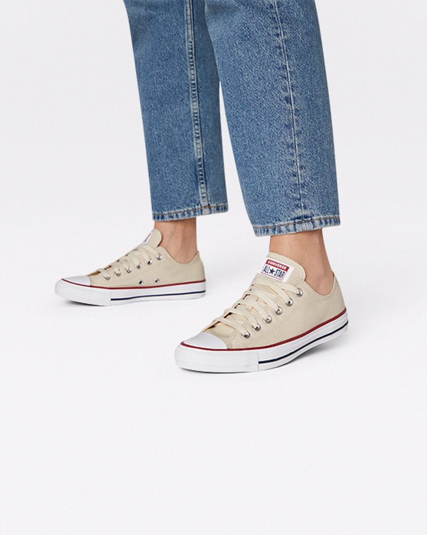 Pánské Boty Nízké Converse Chuck Taylor All Star Classic Béžový Bílé | CZ SLBH58